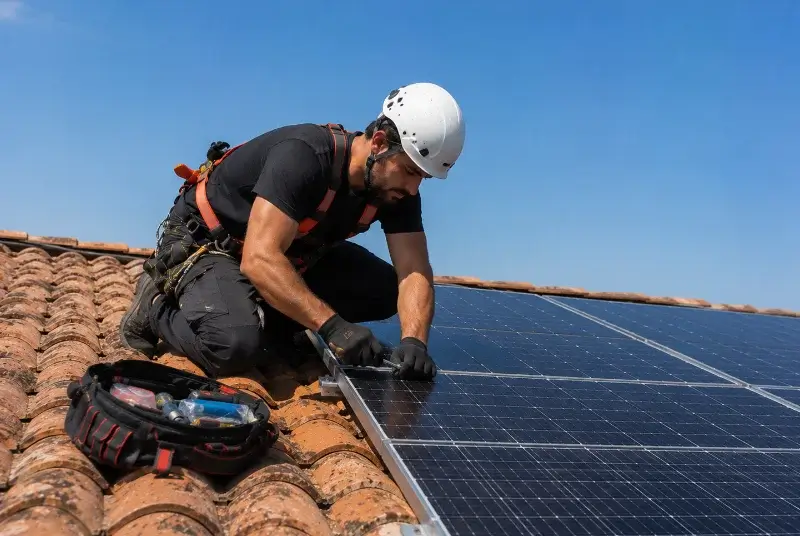Maintenance et monitoring de panneaux solaires à Saint-Bauzille-de-Putois